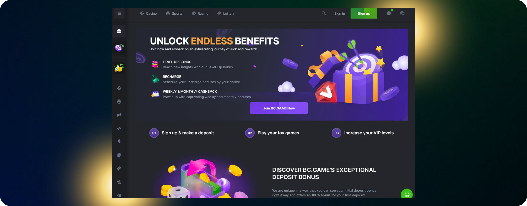 Benefits of BC Game Bonuses ✅